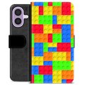 iPhone 17 Premium Portemonnee Hoesje - Blokken