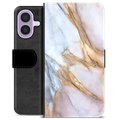 iPhone 17 Premium Portemonnee Hoesje - Elegant Marmer