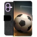 iPhone 17 Premium Portemonnee Hoesje - Voetbal
