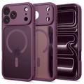 iPhone 17 Pro/18 Pro Tech-Protect BasicMag MagSafe-hoesje - Mat donker kersenhout