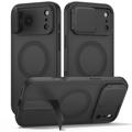 iPhone 17 Pro/18 Pro Tech-Protect Kevlar Aura Hoesje - MagSafe-compatibel - Zwart