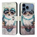 iPhone 17 Pro Wonder Series Portemonnee Hoesje - Uil