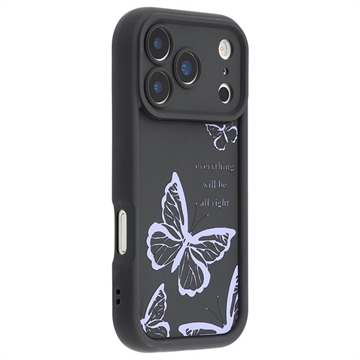 iPhone 17 Pro TPU-hoesje met vlinderprint