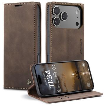 iPhone 17 Pro Caseme 013 Series Portemonnee Hoesje - Koffie