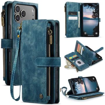 iPhone 17 Pro Caseme C30 Multifunctioneel Portemonnee Hoesje - Blauw