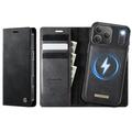 iPhone 17 Pro Caseme C49 2-in-1 afneembare portemonneehoes - MagSafe-compatibel, RFID - Zwart