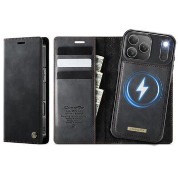 iPhone 17 Pro Caseme C49 2-in-1 afneembare portemonneehoes - MagSafe-compatibel, RFID - Zwart