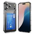 iPhone 17 Pro Transparante Hoesje met Kaarthouder