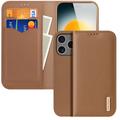 iPhone 17 Pro Dux Ducis Hivo Wallet Leren Hoesje - Bruin