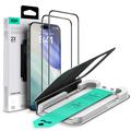 iPhone 17 Pro ESR UltraFit Glazen Screenprotector - 9H, 0.3mm - zwarte rand