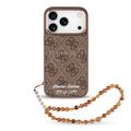 iPhone 17 Pro Guess 4G Strap Limited Edition Case - MagSafe-compatibel - Bruin