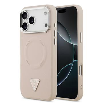 iPhone 17 Pro Guess Triangle Logo-hoesje - MagSafe-compatibel - Roze