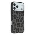 iPhone 17 Pro Jaucase magnetische hybride hoesje met luipaardprint
