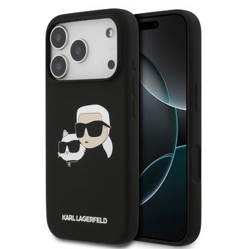 iPhone 17 Pro Karl Lagerfeld Double Heads MagSafe Vloeibare siliconen hoes