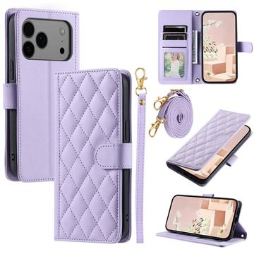 iPhone 17 Pro Luxe Gewatteerd Portemonnee Hoesje