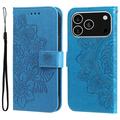 iPhone 17 Pro Mandala Series Portemonnee-hoesje - Blauw