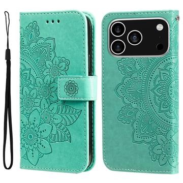 iPhone 17 Pro Mandala Series Portemonnee-hoesje - Groen