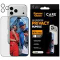 iPhone 17 Pro Max/18 Pro Max PanzerGlass Care Flagship 3-in-1 Privacy Bundel - Helder