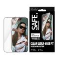 iPhone 17 Pro Max/18 Pro Max PanzerGlass Safe Ultra-Wide Fit Glazen Screenprotector - 9H - Zwarte rand