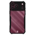 iPhone 17 Pro Max/18 Pro Max Tactical Quantum Stealth Hoesje met versterkte hoeken - Helder / Zwart