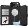 iPhone 17 Pro Max/18 Pro Max Tech-Protect 2-in-1 Portemonnee Hoesje - Magsafe Compatibel - Zwart