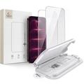 iPhone 17 Pro Max/18 Pro Max Tech-Protect OneTouch Set+ 2-pack Glazen Screenprotector - transparant