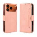 iPhone 17 Pro Max kaarthouder portemonnee hoesje - Roze