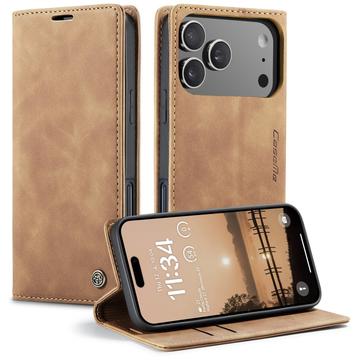 iPhone 17 Pro Max Caseme 013 Series Portemonnee Hoesje - Bruin