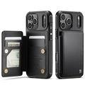 iPhone 17 Pro Max Caseme C22 Hoesje RFID-kaart portemonnee - Zwart