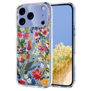 iPhone 17 Pro Max TPU-hoesje met bloemenpatroon - Lelies