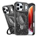 iPhone 17 Pro Max Glitter Hybride Hoesje met Kickstand - MagSafe compatibel