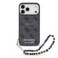 iPhone 17 Pro Max Guess 4G Strap Limited Edition hoesje - MagSafe compatibel - Zwart
