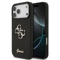 iPhone 17 Pro Max Guess Fixed Glitter 4G Metal Logo Cover
