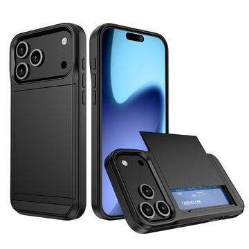 iPhone 17 Pro Max Hybride Hoesje met Schuifkaartsleuf