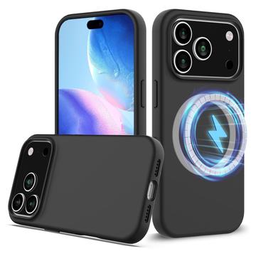 iPhone 17 Pro Max Liquid Siliconen Hoesje - MagSafe Compatibel