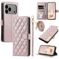 iPhone 17 Pro Max Luxe Gewatteerd Portemonnee Hoesje