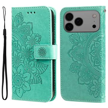 iPhone 17 Pro Max Mandala Series Portemonnee-hoesje - Groen