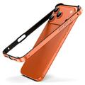 iPhone 17 Pro Max Metalen-bumper met opstaande randen - Oranje