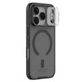 iPhone 17 Pro Max Nillkin CamShield Pro Magnetic Hybride Hoesje - Doorschijnend zwart