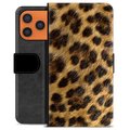 iPhone 17 Pro Max Premium Portemonnee Hoesje - Luipaard