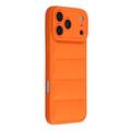 iPhone 17 Pro Max Pufferjack schokbestendig TPU-hoesje - Oranje