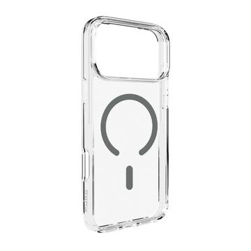 iPhone 17 Pro Max Puro Lite Mag Hybride Hoesje - Zwarte oester / Doorzichtig