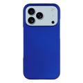 iPhone 17 Pro Max Geruberiseerd Kunststof Hoesje - Blauw