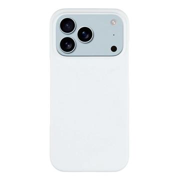 iPhone 17 Pro Max Geruberiseerd Kunststof Hoesje - Wit