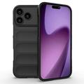 iPhone 17 Pro Max Rugged TPU Hoesje - Zwart