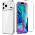 iPhone 17 Pro Max Saii 2-in-1 TPU Hoesje & Glazen Screenprotector