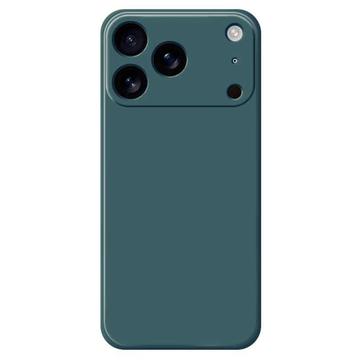 iPhone 17 Pro Max Schokbestendig siliconen hoesje - Zwartgroen