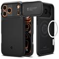 iPhone 17 Pro Max Spigen Optik Armor Mag Hoesje - Zwart