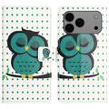 iPhone 17 Pro Max Style Series Portemonnee Hoesje - Uil