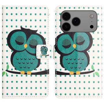 iPhone 17 Pro Max Style Series Portemonnee Hoesje - Uil